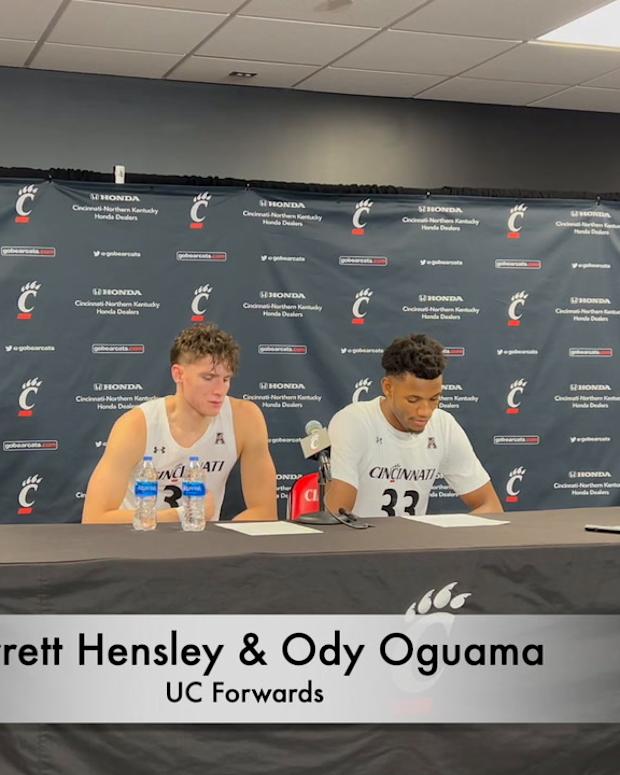 Jarrett Hensley, Ody Oguama EKU Postgame